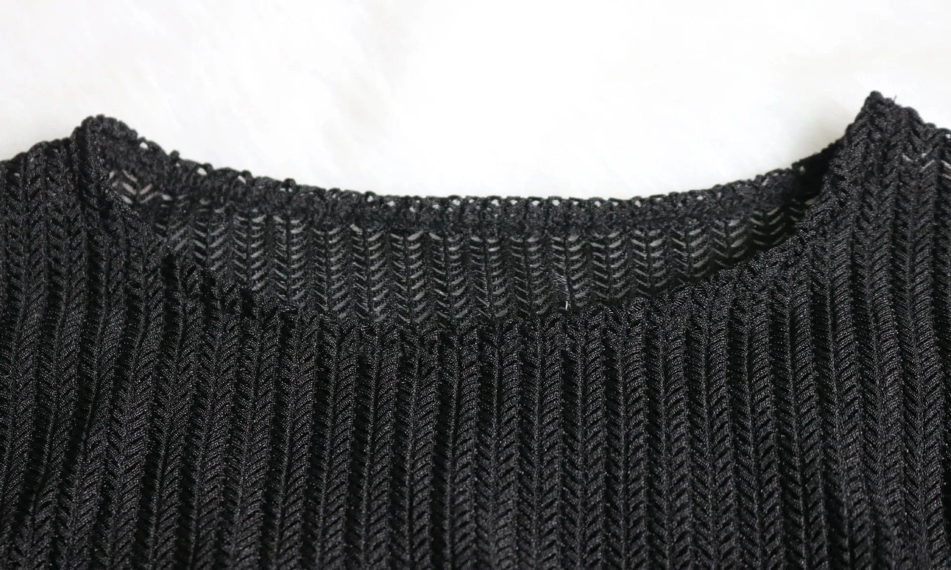 GX871 New Arrival 2024 Spring Fashion Lady Street Wear Long Sleeve See Through Top and Sexy Perspective Pant 2 Piece Set Women