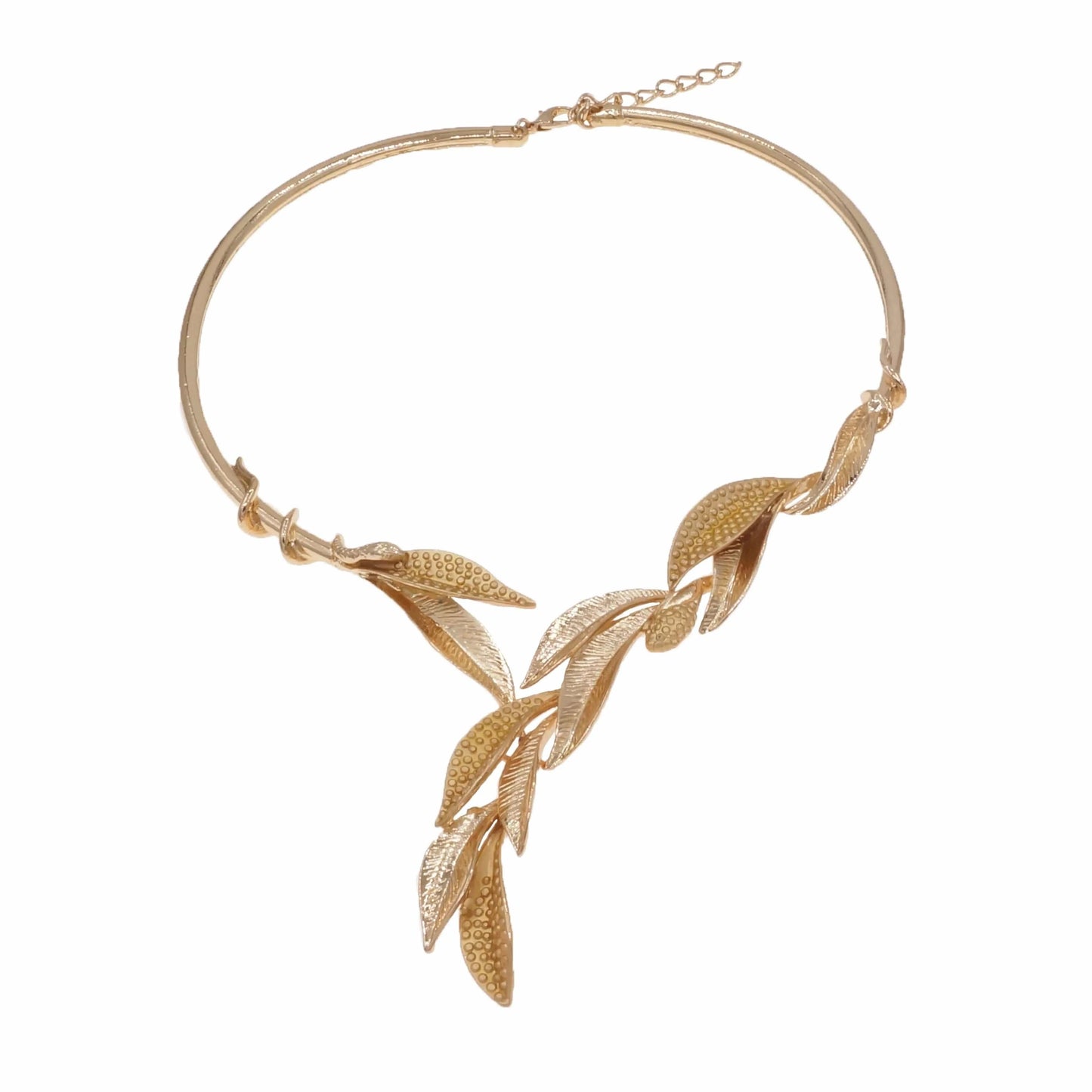 HA23261 Manufacture Wholesale Price Dubai Gold Jewelry Set Popular Fashion Wedding Women Jewelry 18 K Gold Plated Jewelry Necklace Set