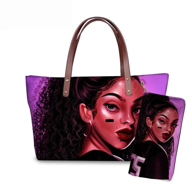 Handbag Customized Printed Handbag Set