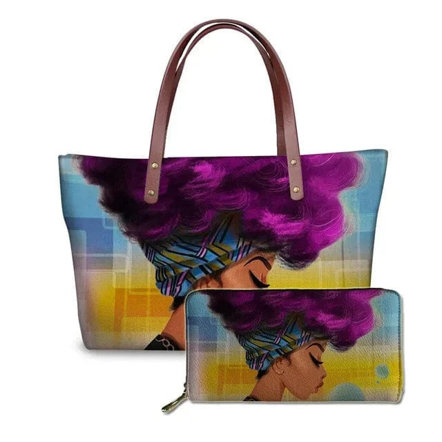 Handbag Customized Printed Handbag Set