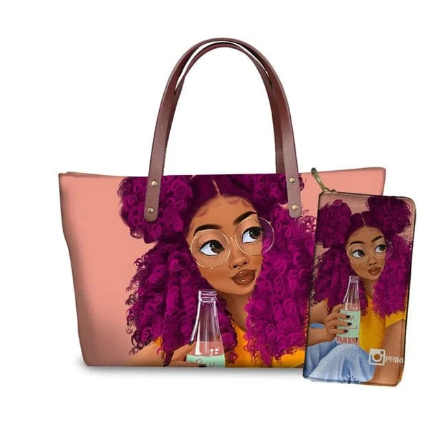 Handbag Customized Printed Handbag Set