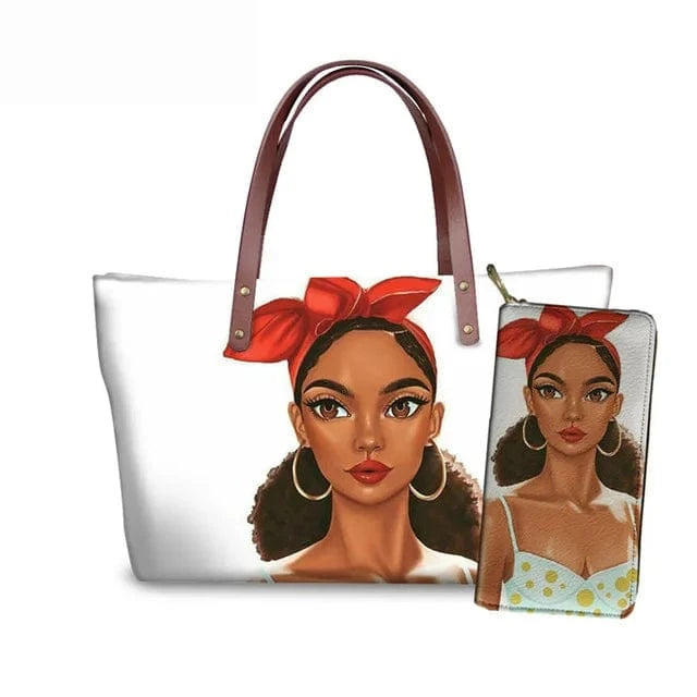 Handbag Customized Printed Handbag Set