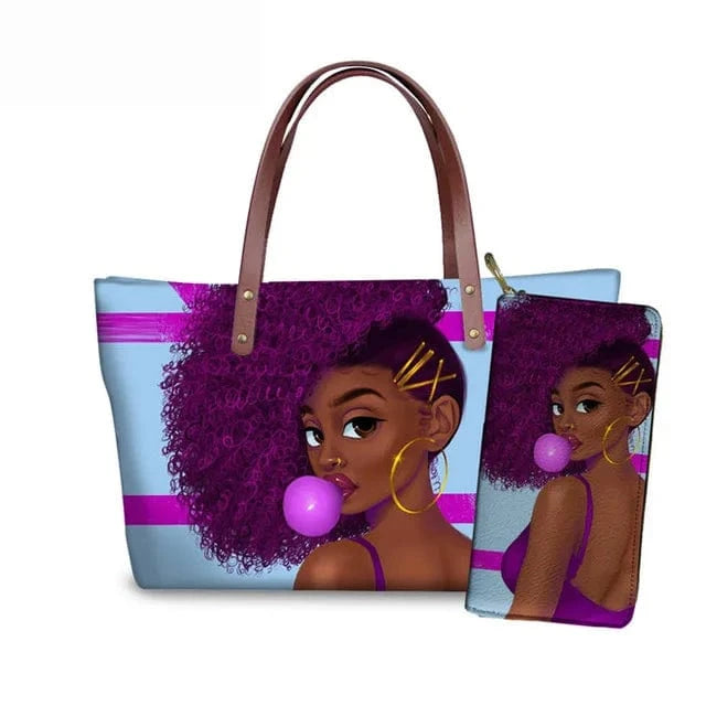 Handbag Customized Printed Handbag Set