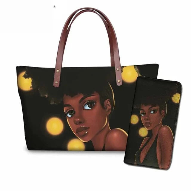 Handbag Customized Printed Handbag Set