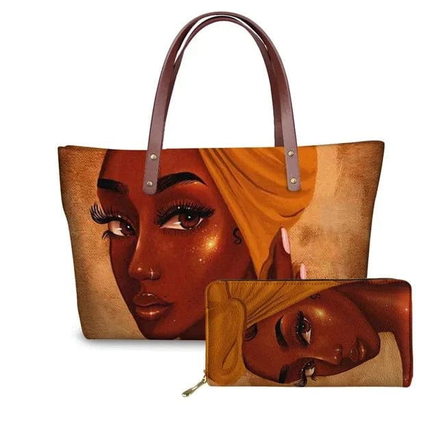 Handbag P4842ALZ21 / M Customized Printed Handbag Set