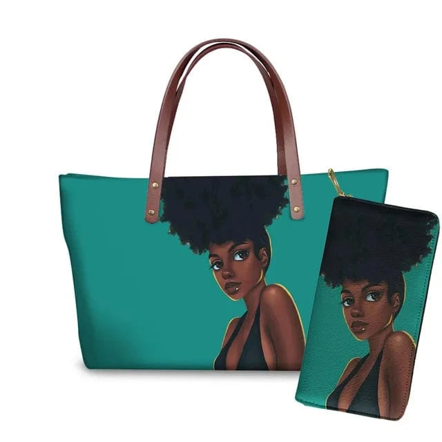Handbag YQ3427ALZ21 / M Customized Printed Handbag Set