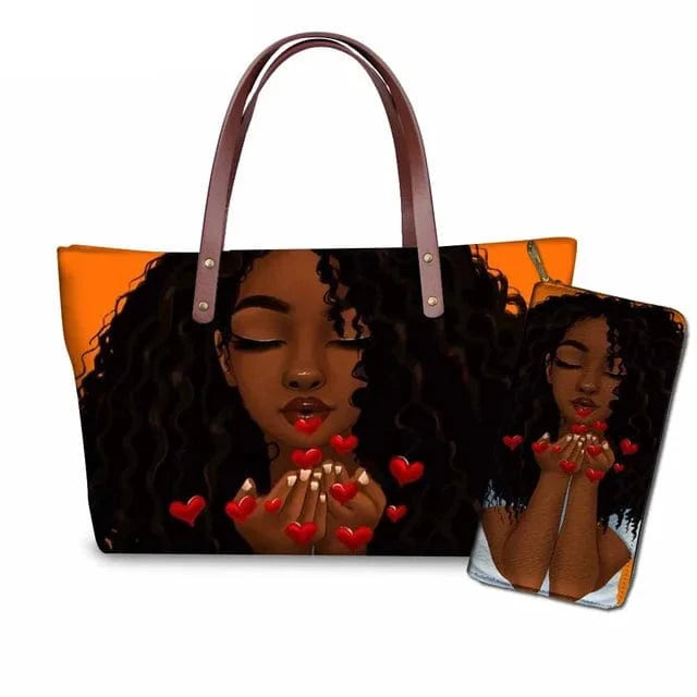 Handbag YQ3572ALZ21 / M Customized Printed Handbag Set