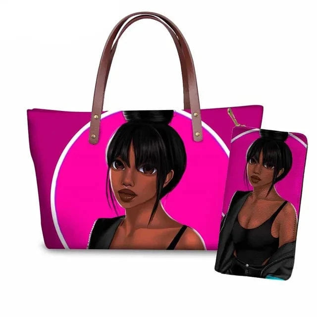 Handbag YQ3577ALZ21 / M Customized Printed Handbag Set
