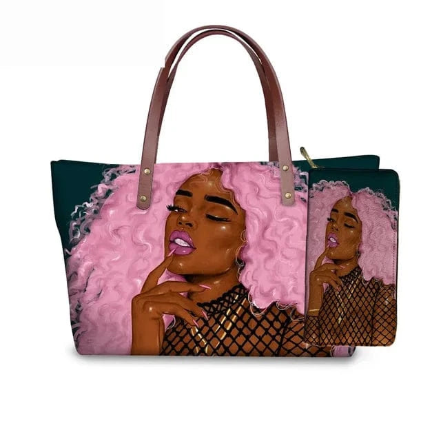 Handbag YQ3697ALZ21 / M Customized Printed Handbag Set