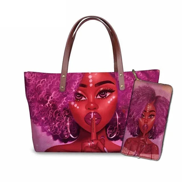 Handbag YQ4554ALZ21 / M Customized Printed Handbag Set