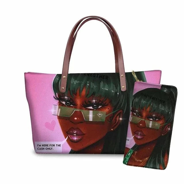Handbag YQ4988ALZ21 / M Customized Printed Handbag Set