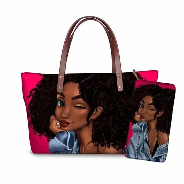 Handbag YQ5238ALZ21 / M Customized Printed Handbag Set