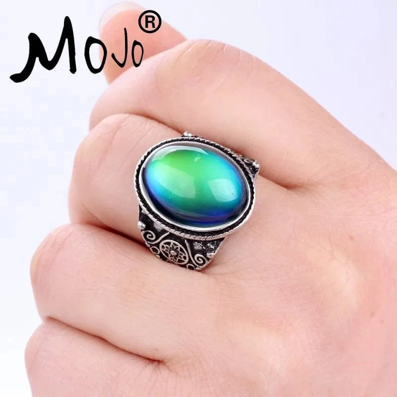 Handmade Fine Workmanship Fashion Mood Color Changing Ring for Business Gift Mood Ring