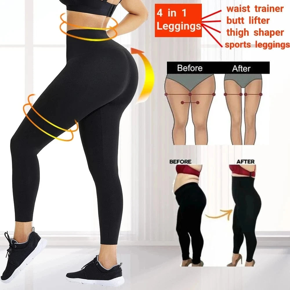 HEXIN Women's Shaper Shapewear For Women Slimming Corset Waist Shapers Yoga High Waist Trainer Leggings