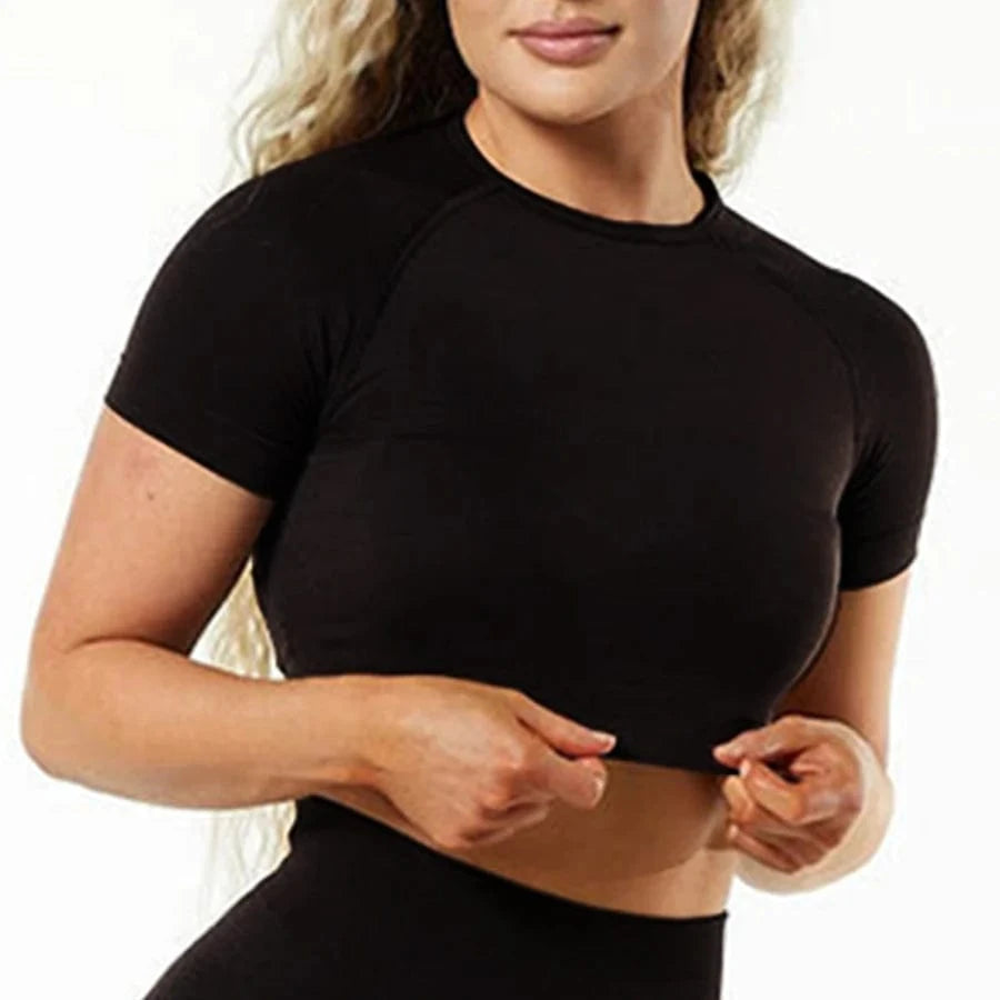 High Elastic Seamless Workout Set Women Fitness Clothing Sports Wear Bra and Short pant  Yoga Sets 2 Pcs Set