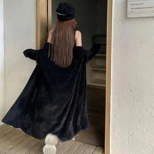 High Quality 2024 Autumn Casual Long cardigan sweaters  vest Top  High Waist Wide Leg Pant Casual Knitwear Outfit 3 Piece Set