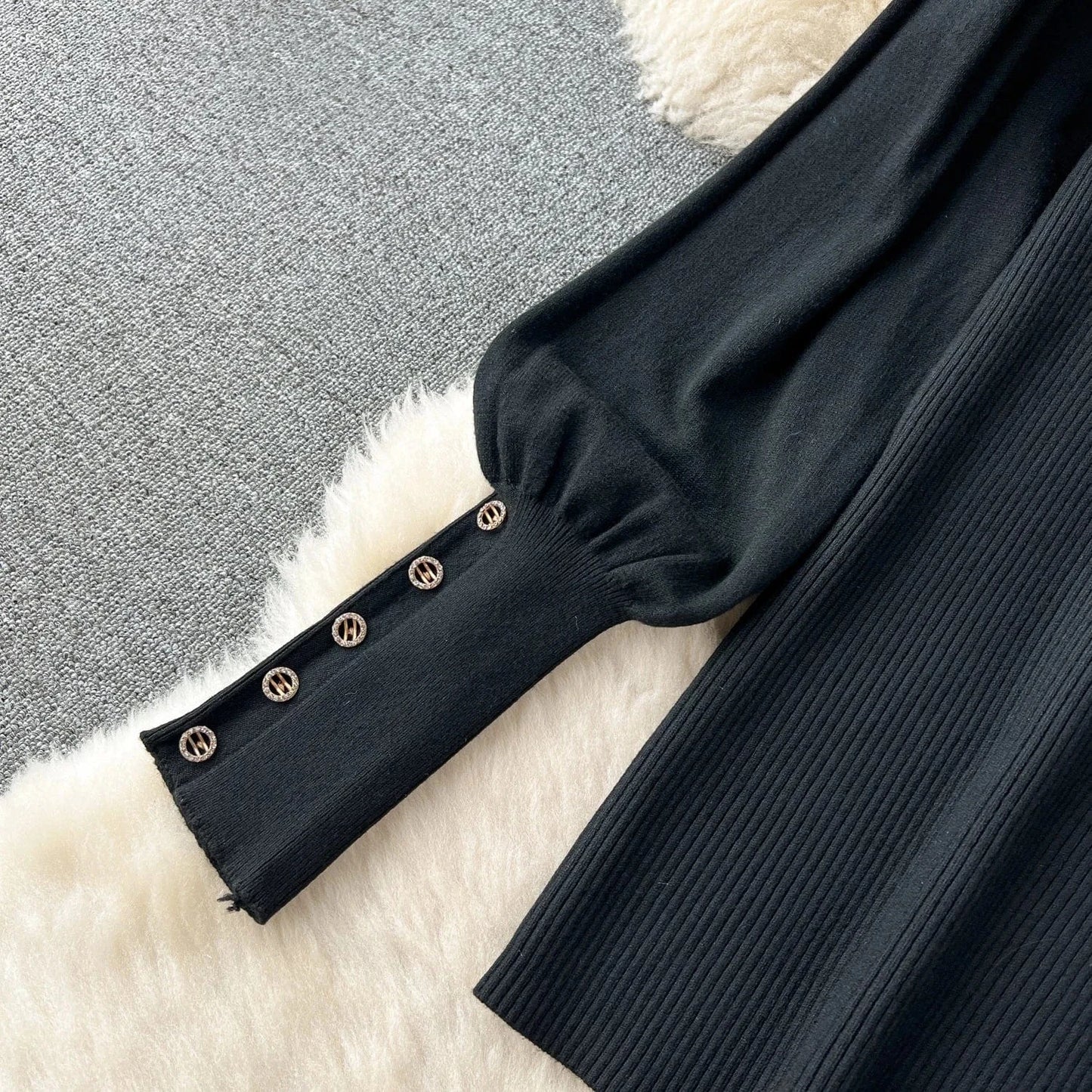 High Quality Autumn Casual 2 Piece Set for Women Top and High Waist Knitted Skirts Set Clothing Wholesale