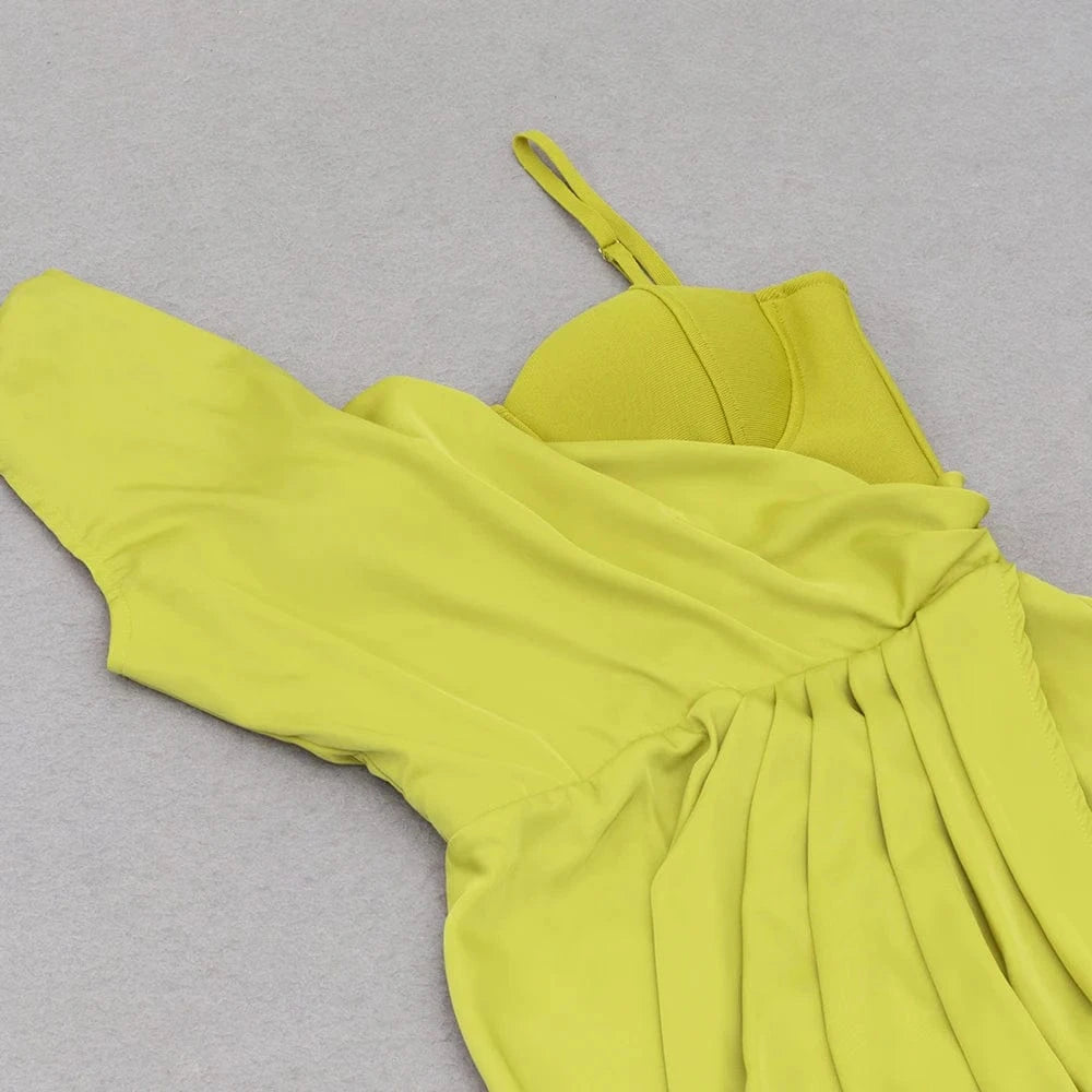 High Quality Celebrity Shining Sexy V-neck Night Club Evening Party Dress