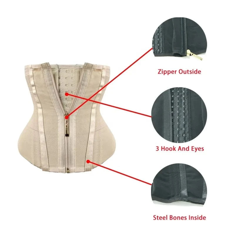 High Quality Colombianas Fajas Tummy Control Corset Waist Slimming Belt Exercise Waist Trainers Colombian Hourglass Sheath