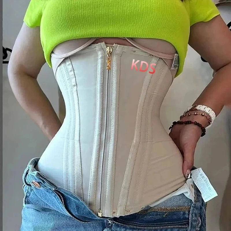 High Quality Colombianas Fajas Tummy Control Corset Waist Slimming Belt Exercise Waist Trainers Colombian Hourglass Sheath