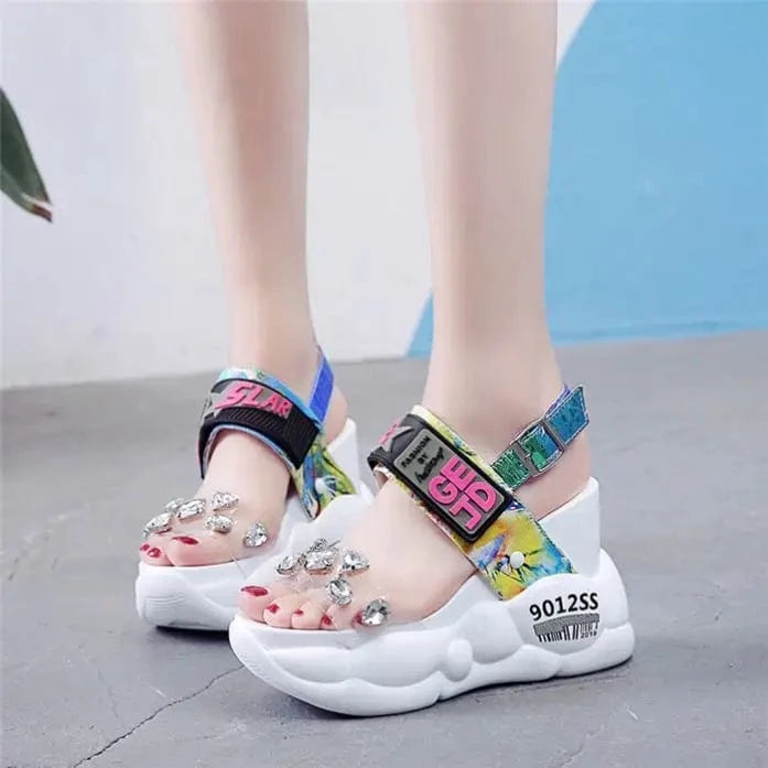 High quality cute sandal female shoes sandal for girl women slides footwear ladies