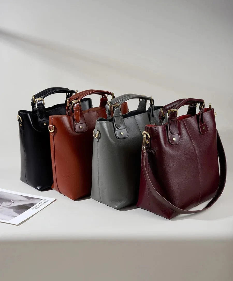 High Quality Genuine Leather Handbag Design 2024 Shoulder Bag Real Leather Handbags For Women Luxury Leather Bag