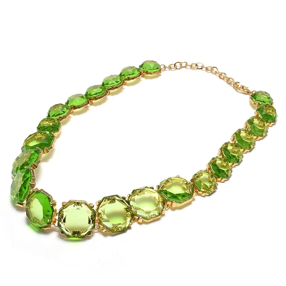 High Quality Multicolor Resin Choker Necklace Women Jewelry Statement Collar Necklace Trendy Accessories Wholesale