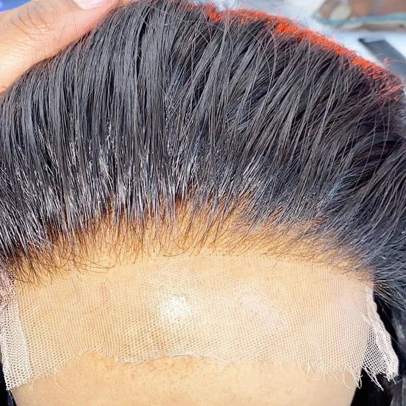High Quality Raw Brazilian Transparent Lace Wig Red Water Wave Lace Front Wig Human Hair Braid Colorful Wholesale Wigs In Bulk