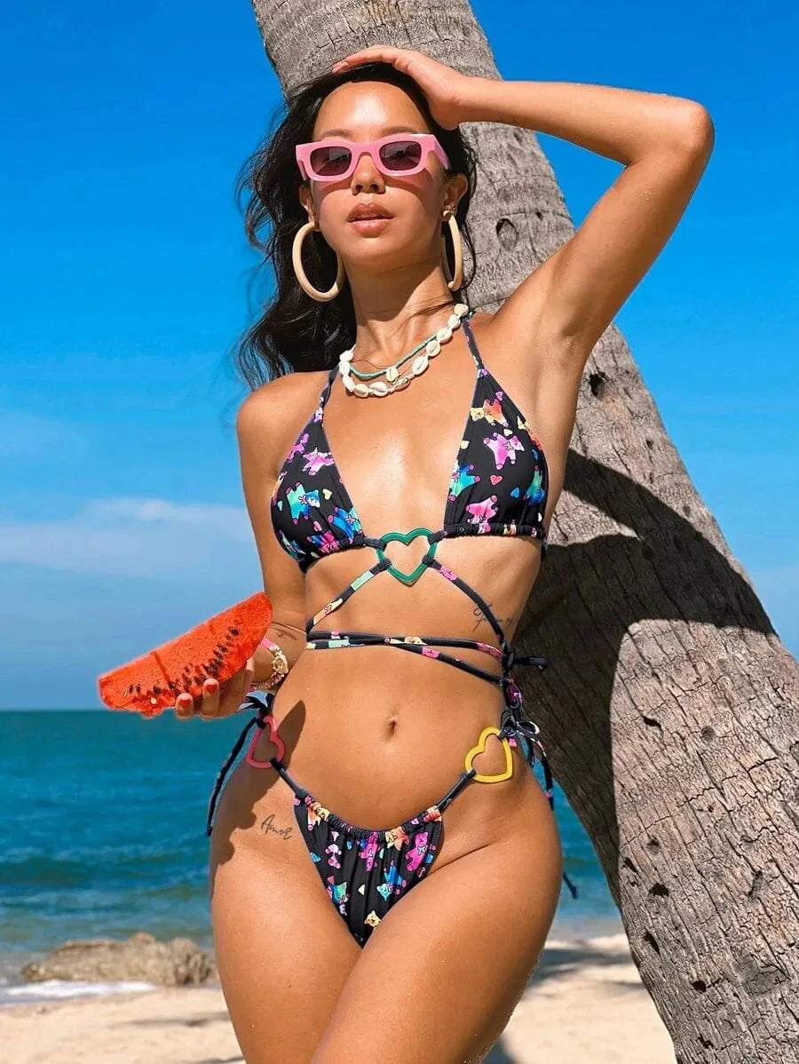 High Quality Swimwear Beachwear 2024 Custom Micro Bikini Swimwear Sexy Swimsuits