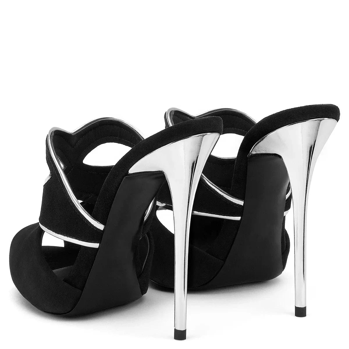 High Quality Trendy Shoes Size 45 High Stiletto Heels Women Strange Style Heel Sandals