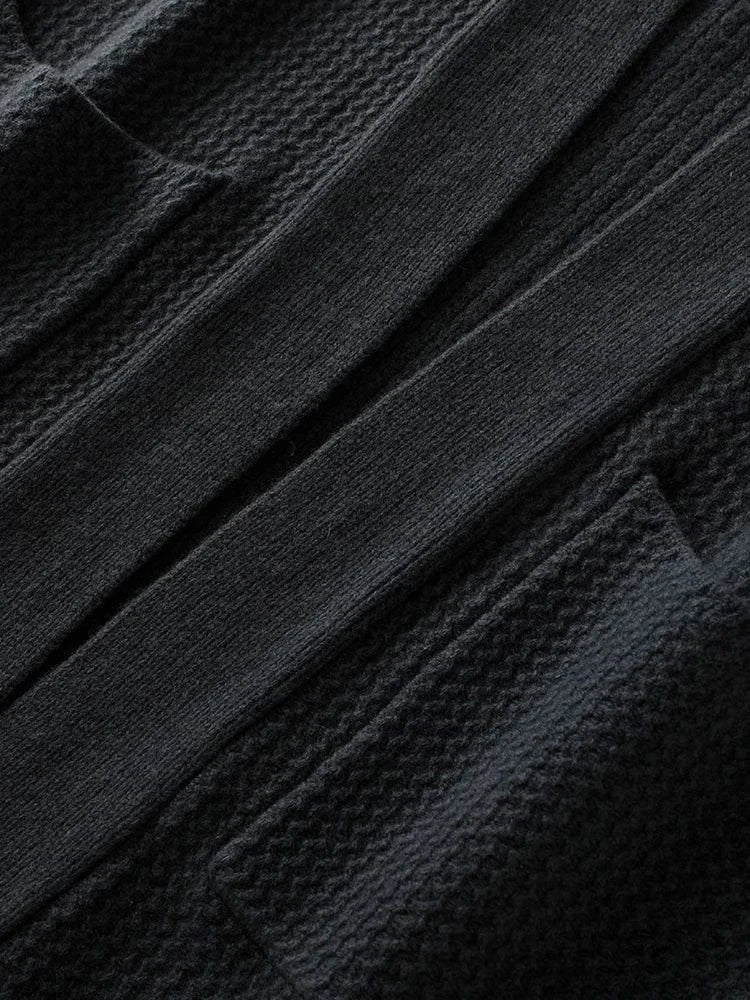 High Quality Women Cashmere Long Cardigan Autumn Winter Thick Casual Loose Style Sweater 100% Merino Wool Knitwear Korean Tops