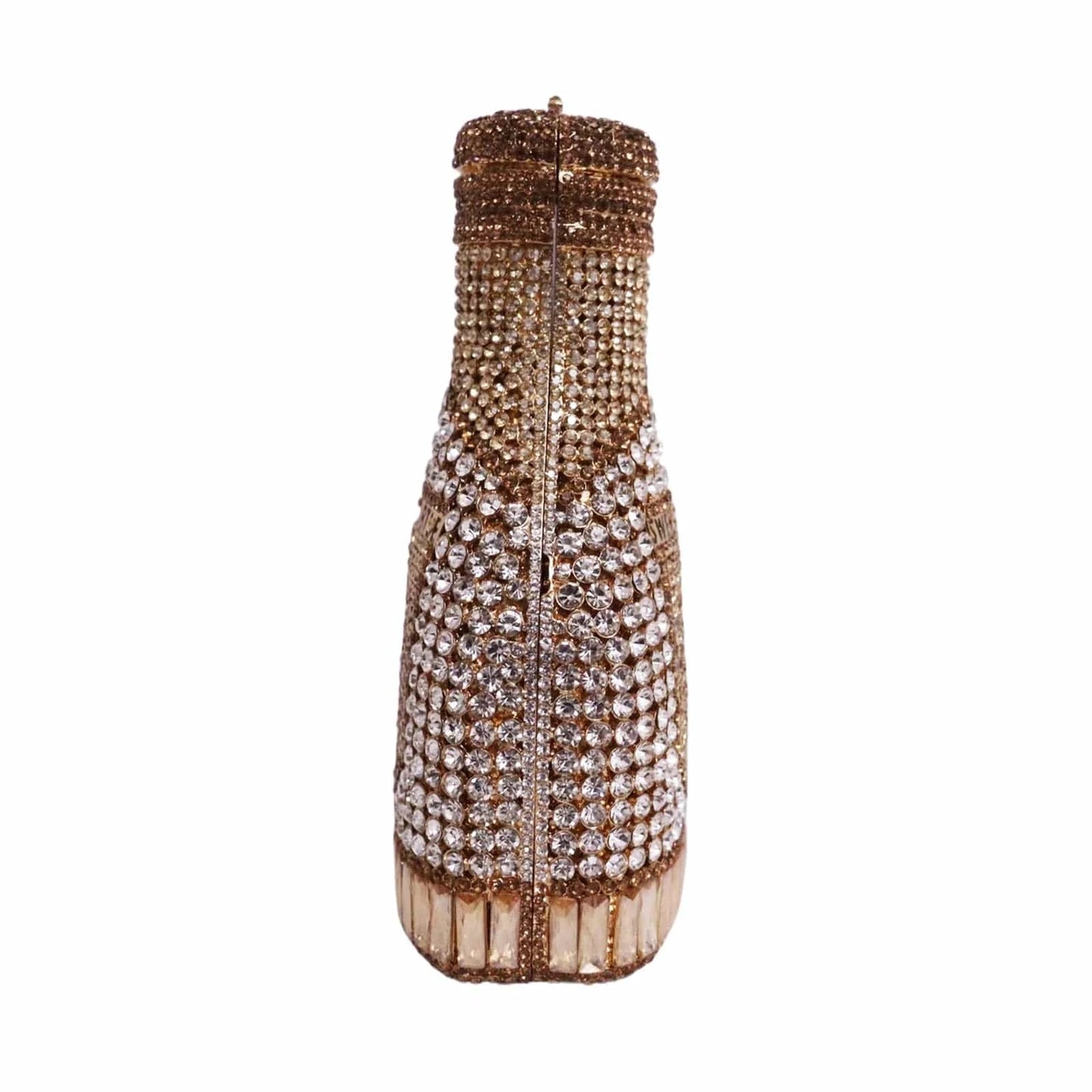 HighEnd 2024 Evening Wine Champagne Glasd Bottle Shape Crystal Clutch Banquet Handbag Party Dinner Purse Rhinestone Luxury Women
