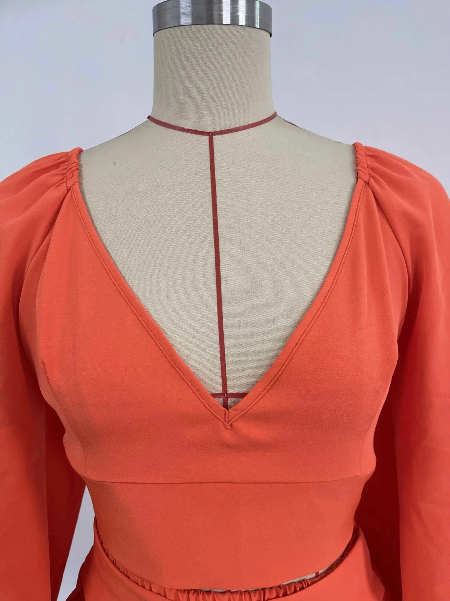 Hk3036 2024 New Elegant Women's Two Piece Shorts Set V-neck Halter Flared Sleeve Shorts Suit Fashion Casual 2pc Outfit