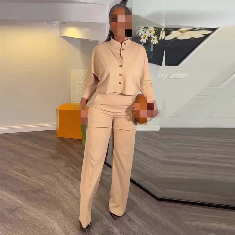 HK6952 2024 New Arrivals Half Sleeve Crop Top 2 Piece Set Summer Lounge Set Women Two Piece Pants Set