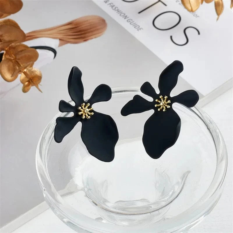 Holiday Style Macaron Color Petals Earrings For Women Summer Fashion Earrings Jewelry Party Wedding Gifts Earrings
