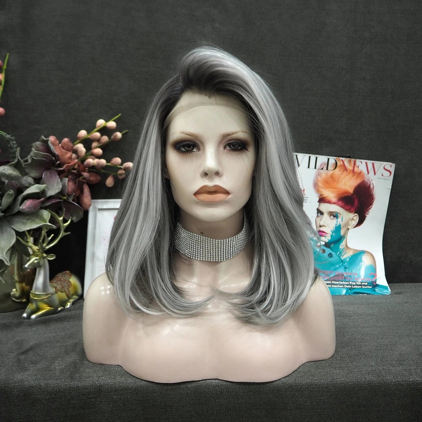 Honey Blonde Highlight Short Wig