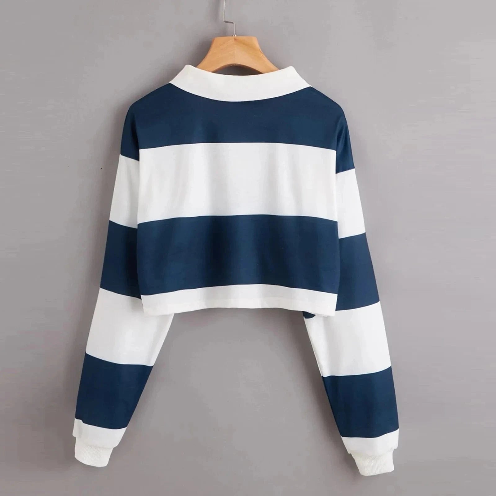 Hoodies Women rainbow Patchwork women's sweatshirt 2024 summer Button turndown Harajuku Streetwear Fashion Crop Top Hoodie