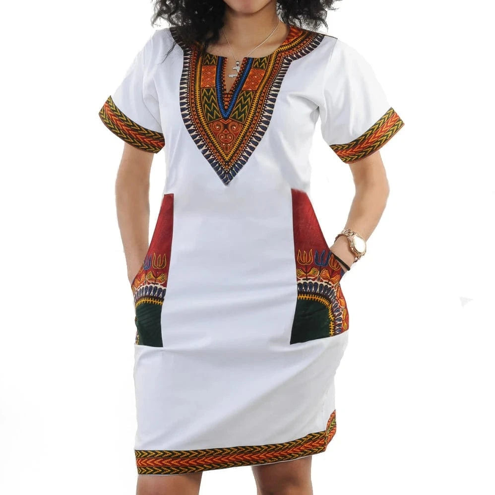 Hot African Print Fashion Dashiki Dresses for Women