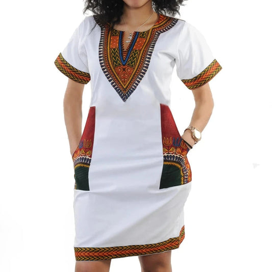 Hot African Print Fashion Dashiki Dresses for Women