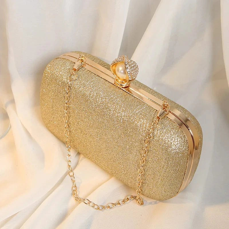 Hot Sell Bling Bling Clutch Purses Girls Fashion Wedding Handbags Ladies Party Box Hand Bags For Females