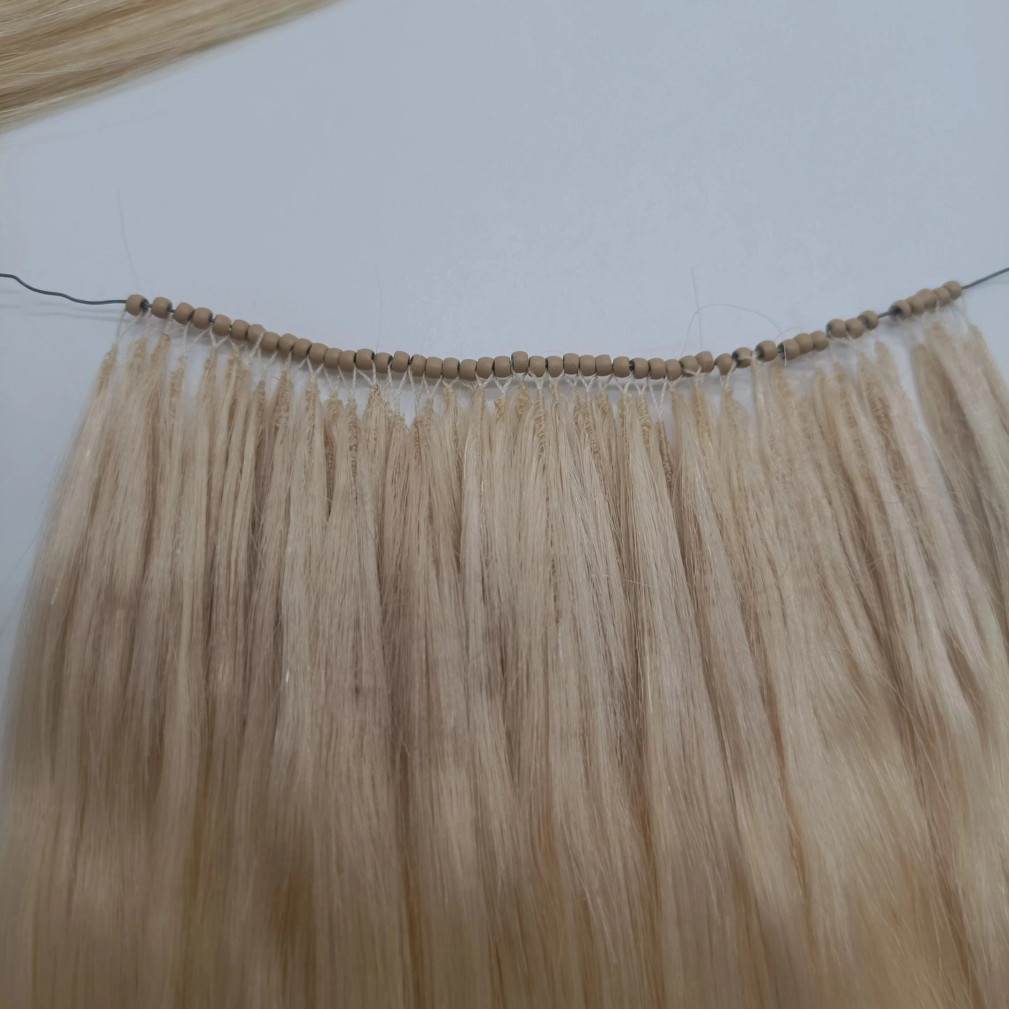 Hot sell in china hair extension most popular virgin customized colour invisible feather hair extensions weft human