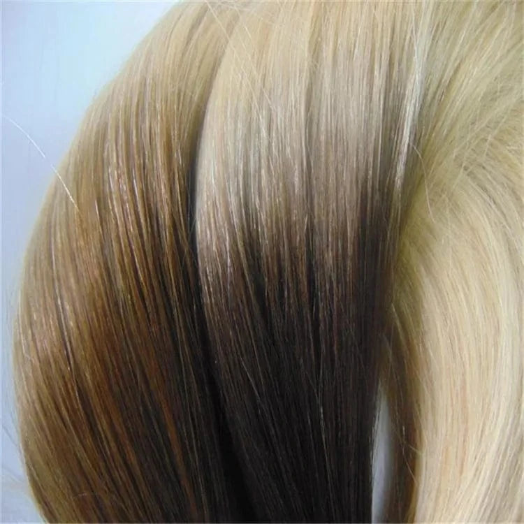 hot sell long hair 100% human hair virgin quality blonde color u tip hair extensions