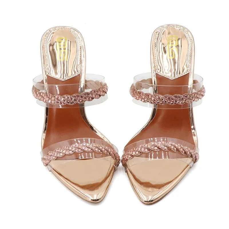 hot sell zapatos mujeres sandales pour femme 2023 women's shoes heeled sandals for women and ladies