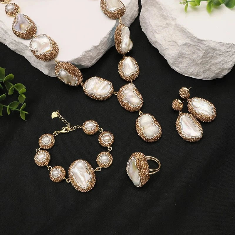 Hot Selling 18k Stainless Steel Gold Plated bridal wedding jewelry sets luxury saudi zirconia dubai jewellery set for women