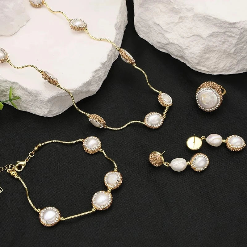 Hot Selling 18k Stainless Steel Gold Plated bridal wedding jewelry sets luxury saudi zirconia dubai jewellery set for women