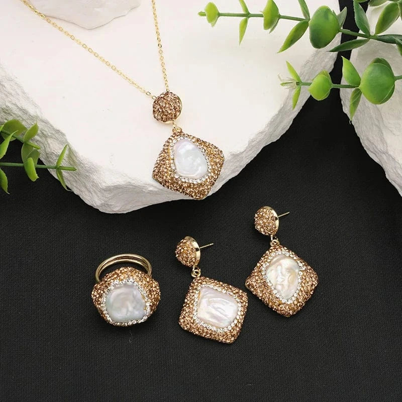 Hot Selling 18k Stainless Steel Gold Plated bridal wedding jewelry sets luxury saudi zirconia dubai jewellery set for women