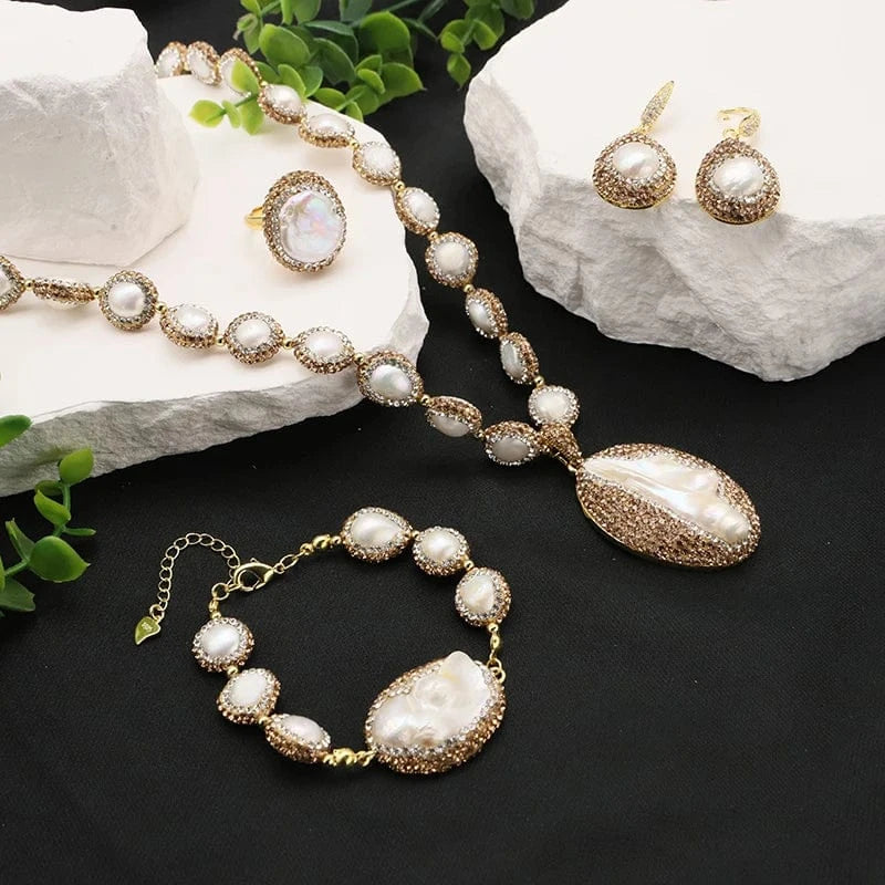 Hot Selling 18k Stainless Steel Gold Plated bridal wedding jewelry sets luxury saudi zirconia dubai jewellery set for women