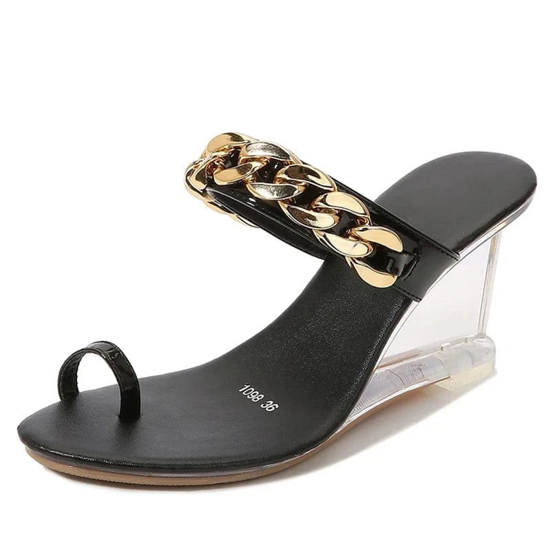 hot selling 2023 fashion sandals for women wedges shoes ladies women sandales pour femmes high heels shoes for women