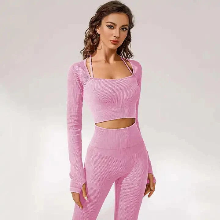 Hot selling 2024 new OEM Women's quick-drying breathable sports wear Outdoor running fitness wear walking training yoga wear