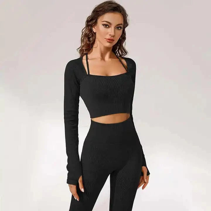 Hot selling 2024 new OEM Women's quick-drying breathable sports wear Outdoor running fitness wear walking training yoga wear